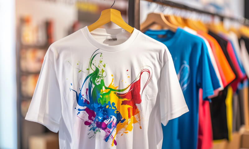 полноцветная печать на футболках