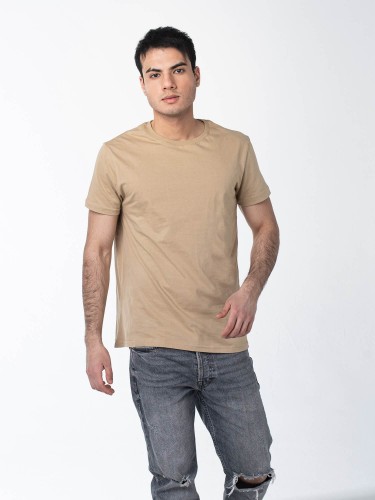 Песочная мужская футболка оптом - Песочная мужская футболка оптом