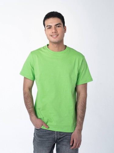 Салатовая мужская футболка оптом - Салатовая мужская футболка оптом