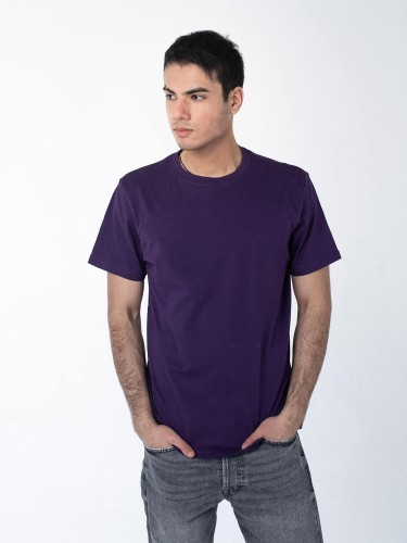 Фиолетовая мужская футболка оптом - Фиолетовая мужская футболка оптом