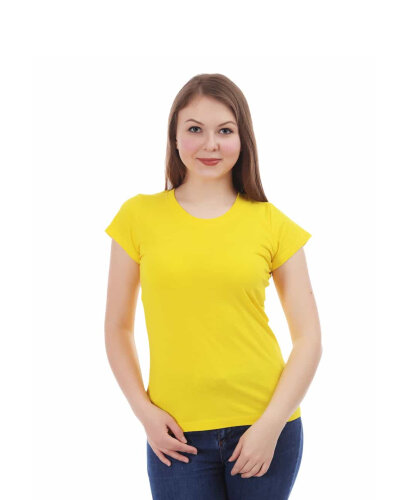 Лимонная женская футболка