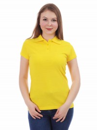 Лимонная рубашка ПОЛО женская