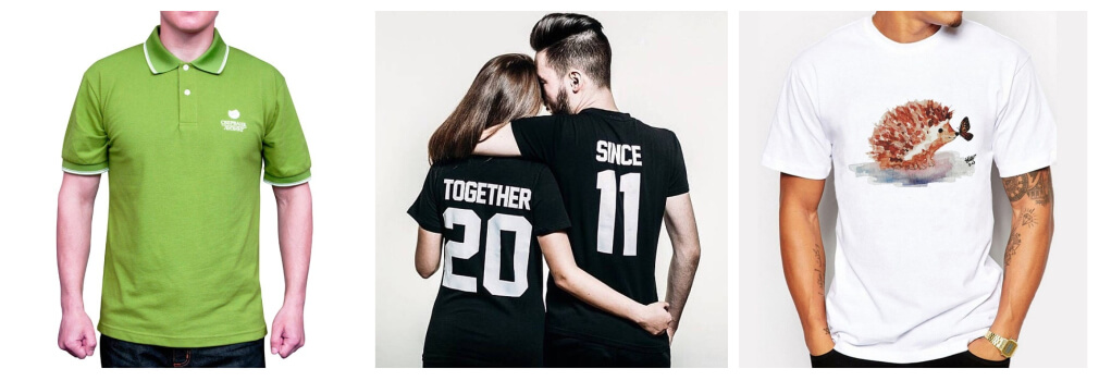 Шелкография на ткани позволяет сделать футболки с индивидуальным дизайном